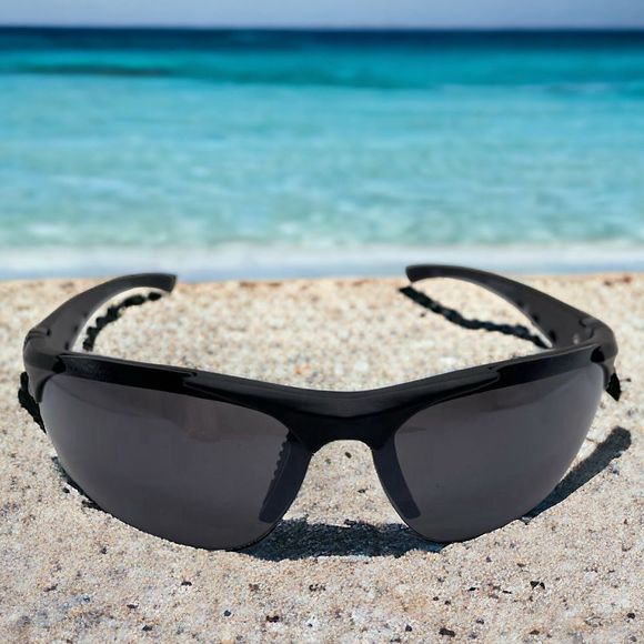 Piranha Black Blade Sunglasses - Picture 1 of 10